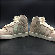 Air Jordan 1 New Colorway OFF-WHITE Pink Satin Crossover Original Leather Uppe 575441-801 - 2