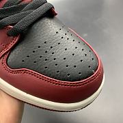 Air Jordan 1 Retro Mid Team Red Black 554724-601 - 2