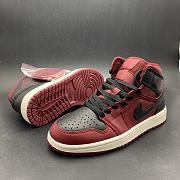 Air Jordan 1 Retro Mid Team Red Black 554724-601 - 6