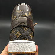 NIKE AIR JORDAN 1 x OFF-WHITE x LOUIS VUITTON LVSUP JOINT TRIPARTITE AQ0818-202 - 4