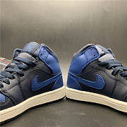 Air Jordan 1 Mid Obsidian Game Royal 554724-412 - 4