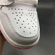 Air Jordan 1 Mid White Black Hyper Pink (GS) 555112-106 - 5