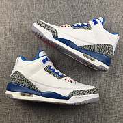 Air Jordan 3 White And Blue NIKE LOGO 854262-1065 - 2