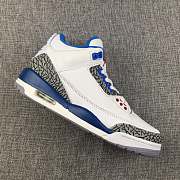 Air Jordan 3 White And Blue NIKE LOGO 854262-1065 - 4