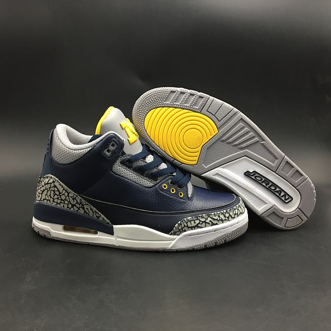 Air Jordan 3 Retro 'Michigan' PE AJ 3-820064 - 1