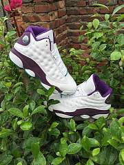 Air Jordan 13th Basketball White Purple 414571-105 - 3