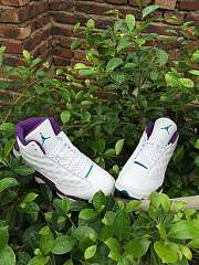 Air Jordan 13th Basketball White Purple 414571-105 - 2