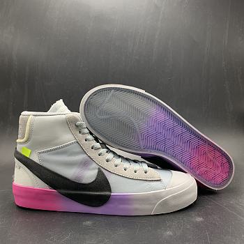 Nike Blazer Mid Off-White Wolf Grey Serena 