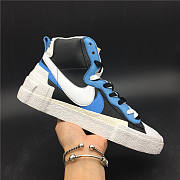 Nike Blazer Mid sacai White Black Legend Blue BV0072-001 - 5