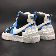 Nike Blazer Mid sacai White Black Legend Blue BV0072-001 - 6