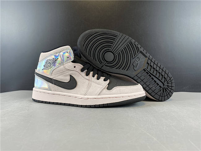 Air Jordan 1 Mid Dirty Powder Iridescent (W) BQ6472-602 - 1