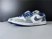 Air Jordan 1 Low Washed Denim CZ8455-100 - 4