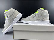 Air Jordan 1 Mid Vast Grey Ghost Green (W) CV3018-001 - 2