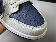 Air Jordan 1 Grey Navy Blue CW8576-200 Basketball Shoes - 6