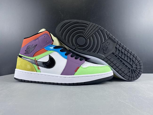 Air Jordan 1 Mid SE Multi-Color (W) CW1140-100 - 1