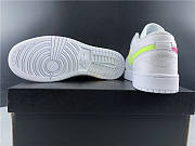 Air Jordan 1 Low White Neon (GS) CW7035-100 - 3