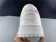 Air Jordan 1 Low White Neon (GS) CW7035-100 - 2