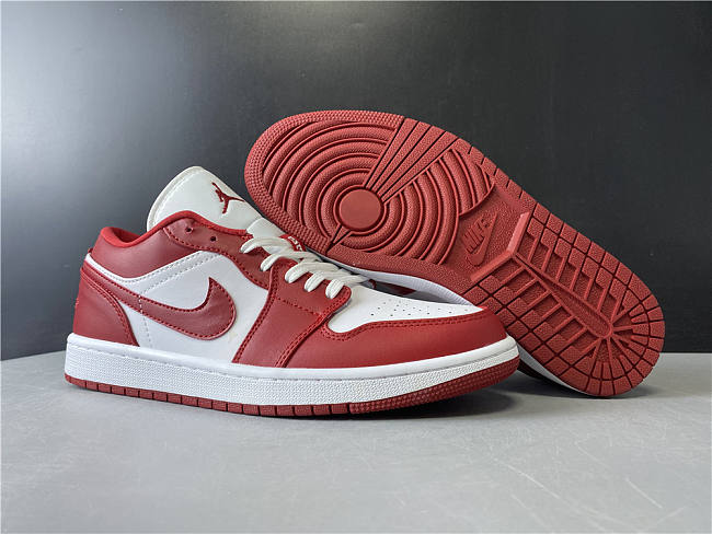 Air Jordan 1 Low Gym Red White 553558-611 - 1