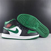 Air Jordan 1 Mid Green Toe 554724-067 - 1