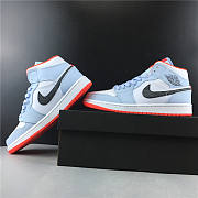 Air Jordan 1 Mid Half Blue Orange CU2802-400 - 2