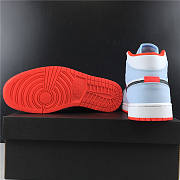 Air Jordan 1 Mid Half Blue Orange CU2802-400 - 4