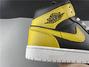 Air Jordan 1 Mid Air Black and Yellow CJ9219-700 - 2