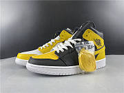 Air Jordan 1 Mid Air Black and Yellow CJ9219-700 - 4