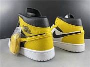 Air Jordan 1 Mid Air Black and Yellow CJ9219-700 - 5