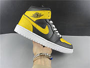 Air Jordan 1 Mid Air Black and Yellow CJ9219-700 - 6