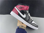 Air Jordan 1 Mid Black Noble Red (W) BQ6472-016 - 3