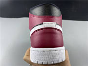 Air Jordan 1 Mid Black Noble Red (W) BQ6472-016 - 5