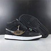 Air Jordan 1 Mid Black Silk CU2804-300 - 1