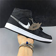 Air Jordan 1 Mid Black Silk CU2804-300 - 6