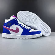 Air Jordan 1 Mid Hyper Royal Hyper Violet 554724-451 - 1