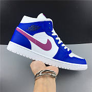 Air Jordan 1 Mid Hyper Royal Hyper Violet 554724-451 - 4