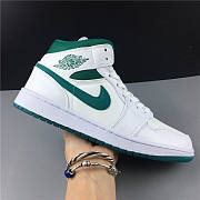 Air Jordan 1 Mid White Mystic Green CD6759-103 - 6