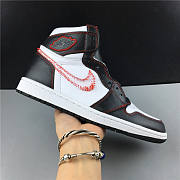 Air Jordan 1 Retro High Defiant White Black Gym Red CD6579-071 - 6