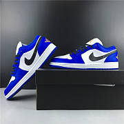 Air Jordan 1 Low Hyper Royal Orange Peel 553558-401 - 4