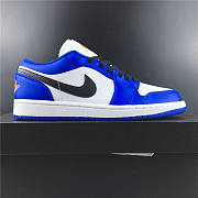 Air Jordan 1 Low Hyper Royal Orange Peel 553558-401 - 5