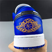 Air Jordan 1 Low Hyper Royal Orange Peel 553558-401 - 6