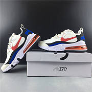 Nike Air Max 270 React Bauhaus White BLue Red AQ9087-105 - 3