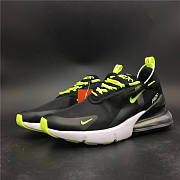 Nike AIR MAX 270 Black Fluorescent Green AQ8050-004 - 3