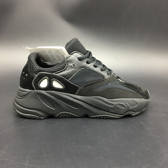 Adidas Yeezy Boost 700 Wave Runner Solid All Black B75576 ​  - 1