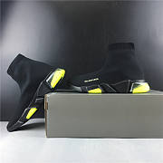 BALENCIAGA SPEED TRAINER YELLOW BLACK 360-517319W07U01007 - 5