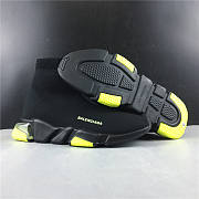 BALENCIAGA SPEED TRAINER YELLOW BLACK 360-517319W07U01007 - 4