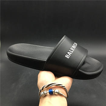 Balenciaga Slippers All Black 506347 WAL00 9061