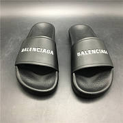 Balenciaga Slippers All Black 506347 WAL00 9061 - 2