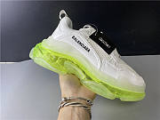 Balenciaga Triple S Clear Sole White/ Fluo Yellow 544351W09O10828 - 1