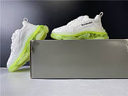 Balenciaga Triple S Clear Sole White/ Fluo Yellow 544351W09O10828 - 5