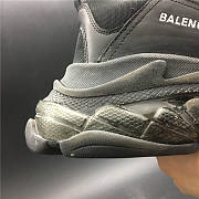 BALENCIAGA Logo Detail Mesh Paneled Chunky Sneakers (Black) 541624 WO 1000 - 3